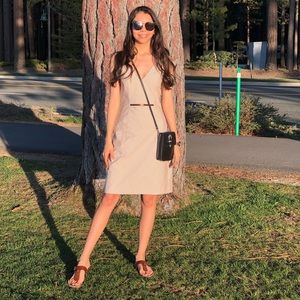 Vintage dress,stripes and cute half sized belt🌜🌿